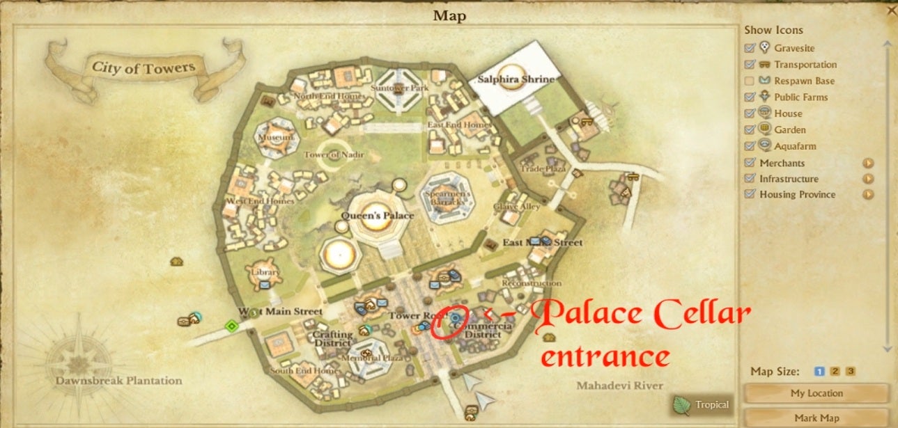 Palace Cellar – ArcheAge Guide